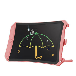 LCD Writing Tablet, 8.5 inch Colorful Screen Writing Board Electronic Digital Drawing Board Pad with Lock Function for Kids & Adults at Home/Office (Pink)