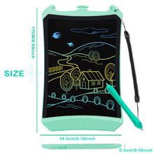 Load image into Gallery viewer, LCD Writing Tablet, 8.5 inch Colorful Screen Writing Board Electronic Digital Drawing Board Pad with Lock Function for Kids &amp; Adults at Home/Office (Sky Blue)