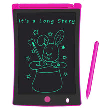 Load image into Gallery viewer, LCD Writing Tablet, 8.5-Inch Writing Board Doodle Board, Electronic Doodle Pads Drawing Board Gift for Kids and Adults at Home,School and Office (Pink)