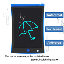 Load image into Gallery viewer, LCD Writing Tablet, 8.5-Inch Writing Board Doodle Board, Electronic Doodle Pads Drawing Board Gift for Kids and Adults at Home,School and Office (Blue)